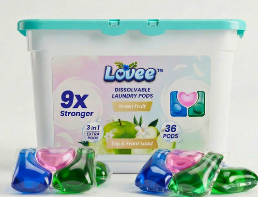 3 in 1 laundry pods for powerful stain removal and freshness