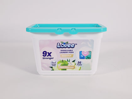 Green Fruit laundry pods