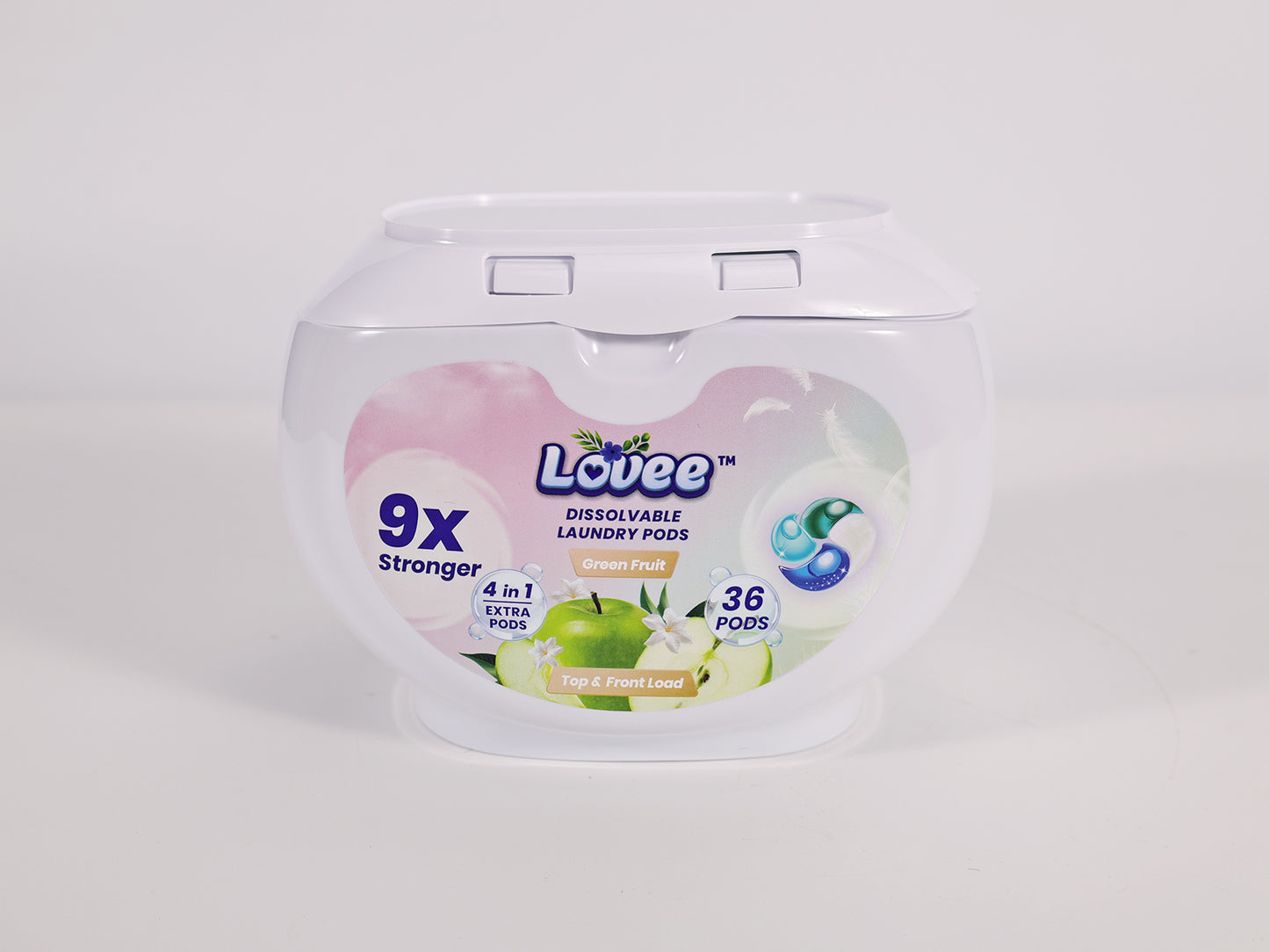 Green Fruit laundry pods