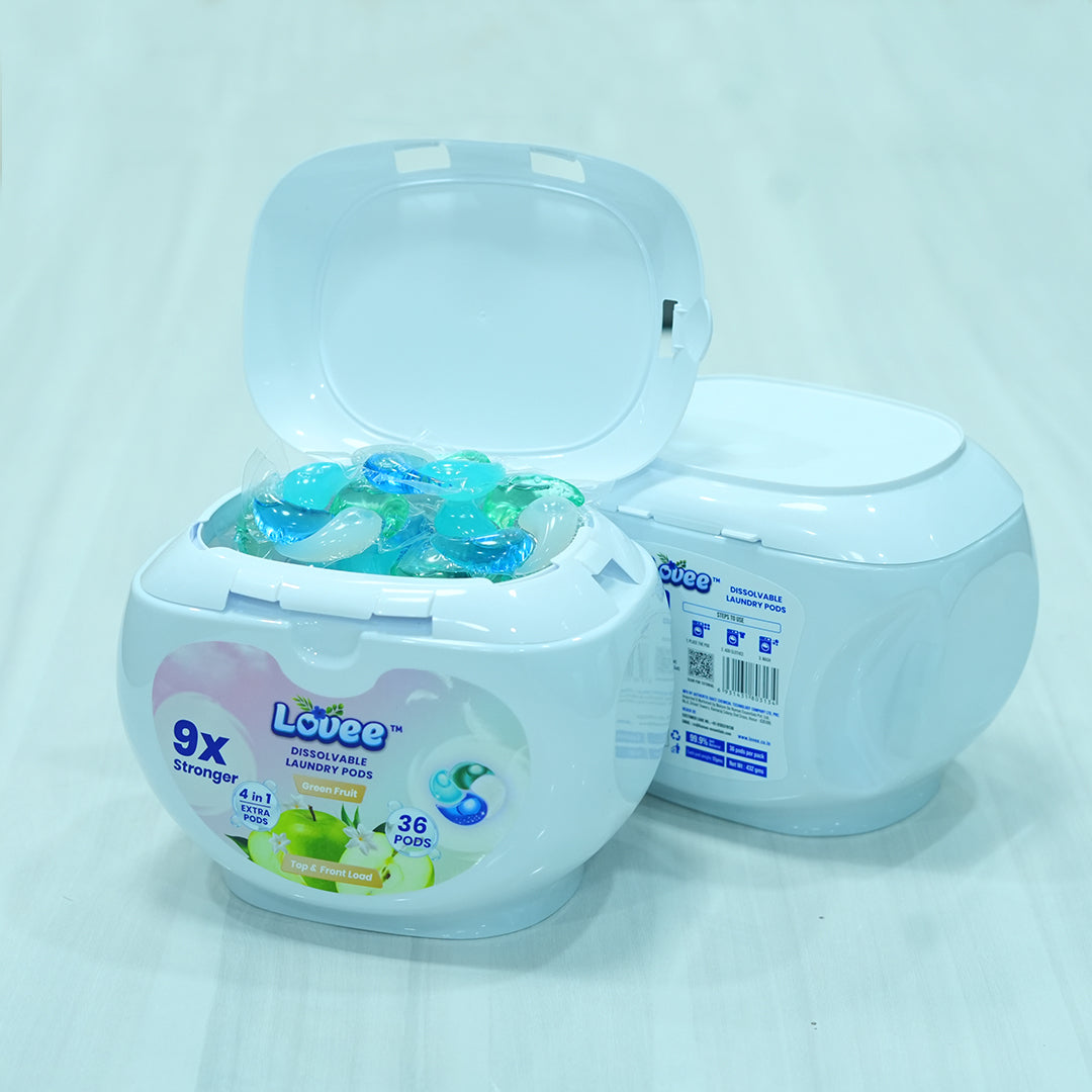 Green Fruit Laundry Pods