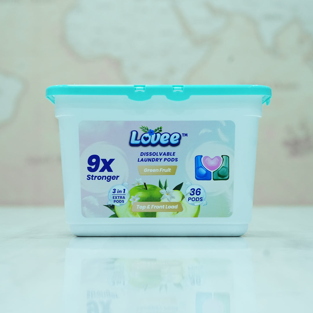 Green Fruit Laundry Pods