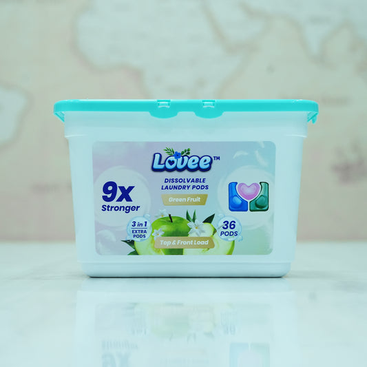 Green Fruit Laundry Pods