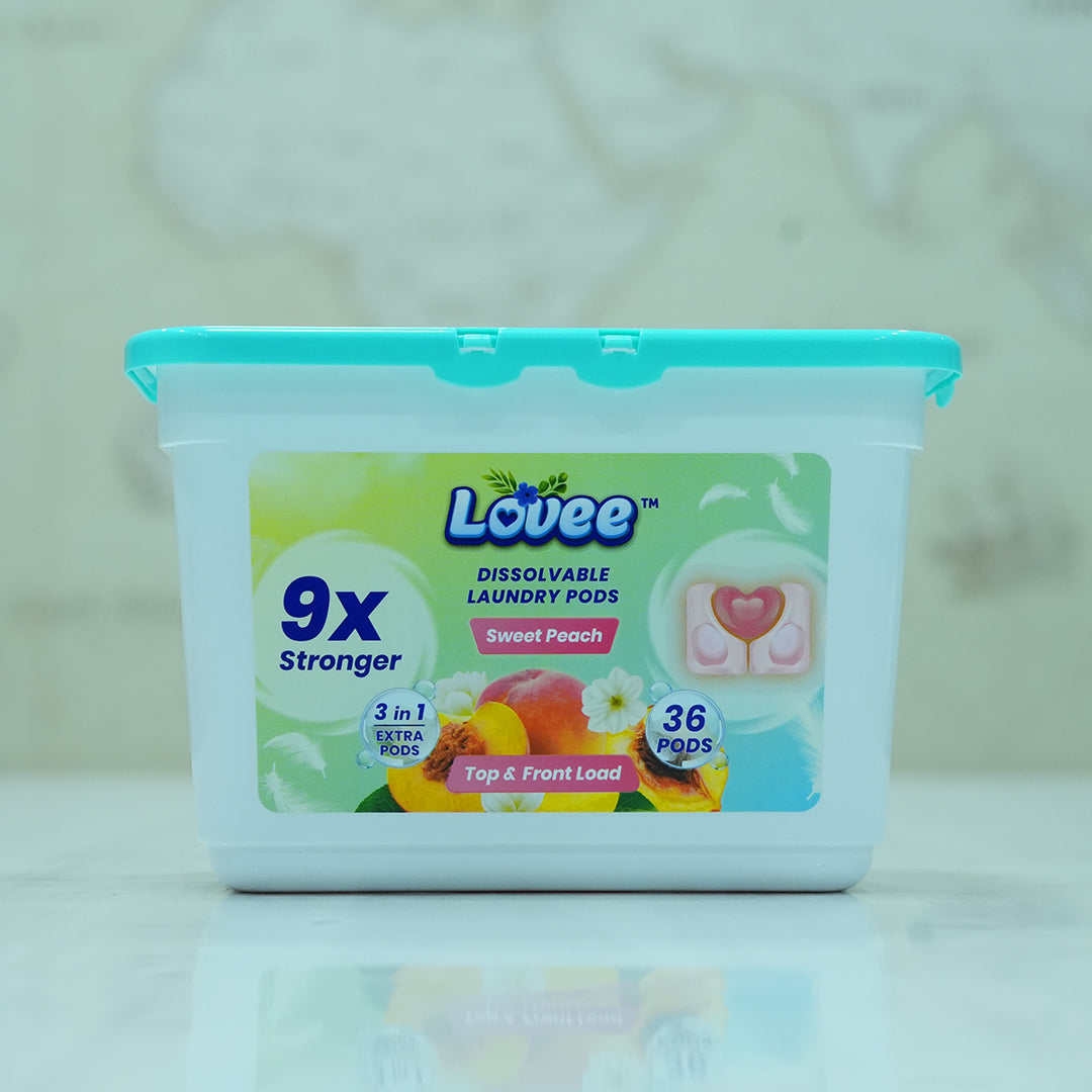 Sweet Peach Laundry Pods