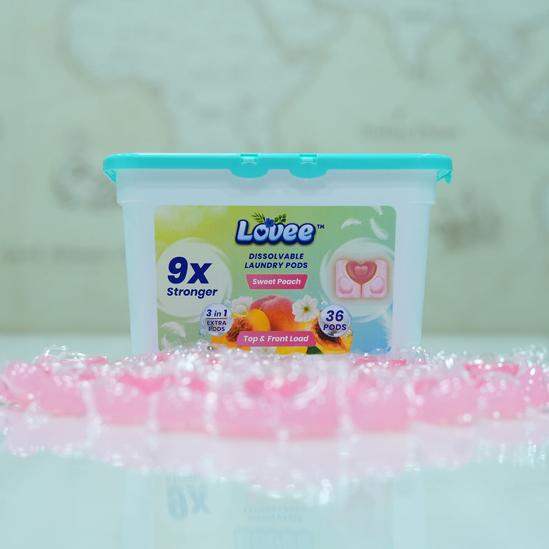 Sweet Peach Laundry Pods